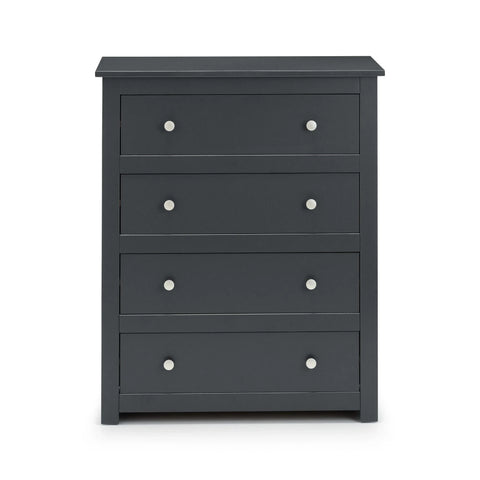Radley 4 Drawer Chest - Black - RAD102