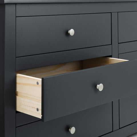 Radley 6 Drawer Chest - Black - RAD103