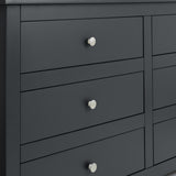 Radley 6 Drawer Chest - Black - RAD103