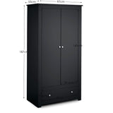Radley Wardrobe - Black - RAD104