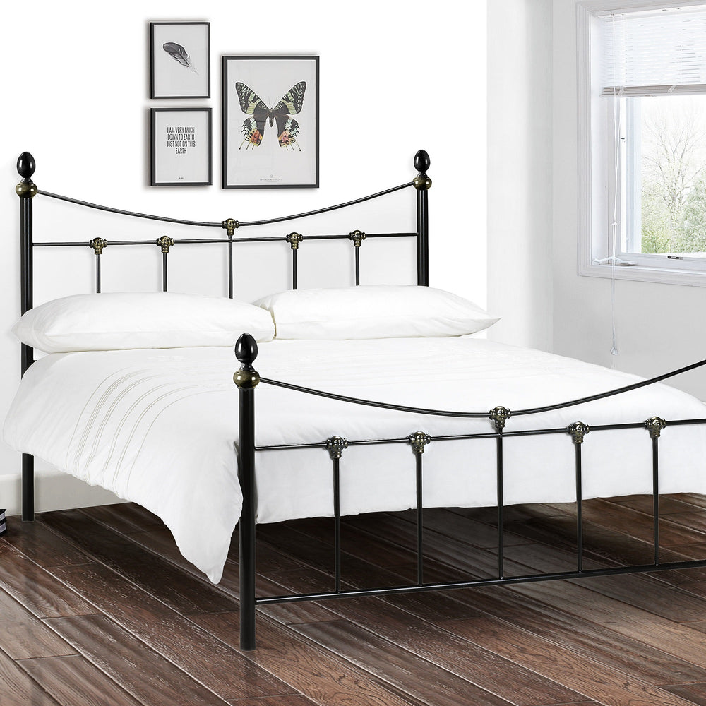 Rebecca Bed - Ivory / Single - REB004