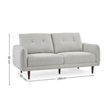 Remy 3 Seater Sofa - Grey - REM001
