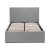 Rialto Ottoman Lift-Up Storage Bed - Blue / King - RIA313
