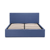 Rialto Ottoman Lift-Up Storage Bed - Light Grey / Double - RIA301