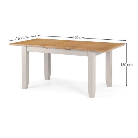 Richmond Extending Dining Table - Grey - RIC201