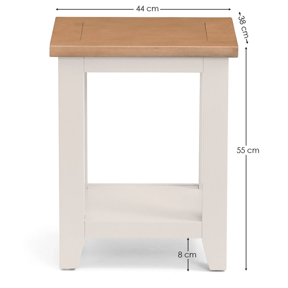Richmond Lamp Table - Grey - RIC204