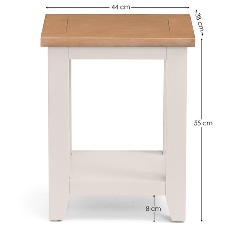 Richmond Lamp Table - Grey - RIC204