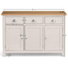 Richmond Sideboard - Grey - RIC208