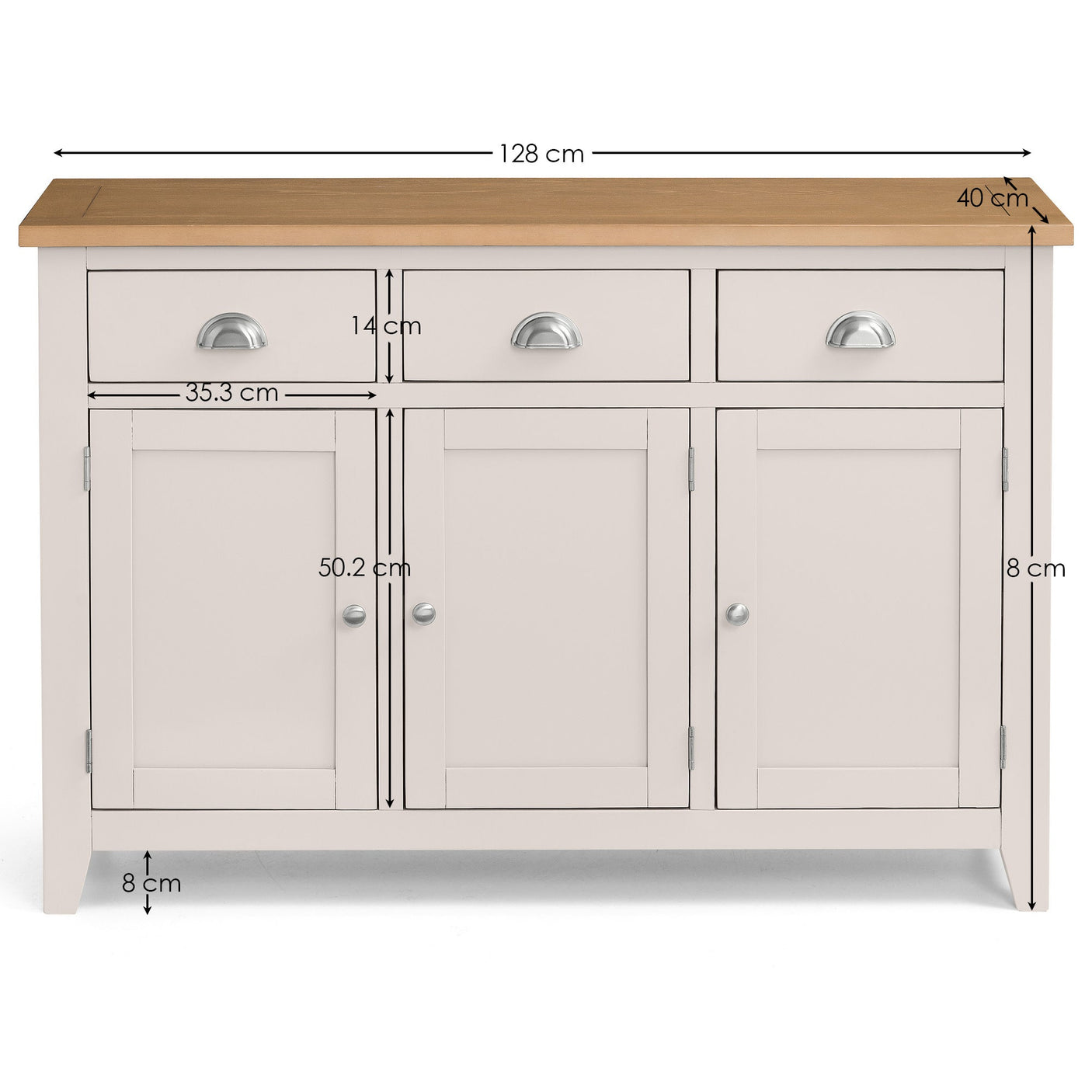 Richmond Sideboard - Grey - RIC208