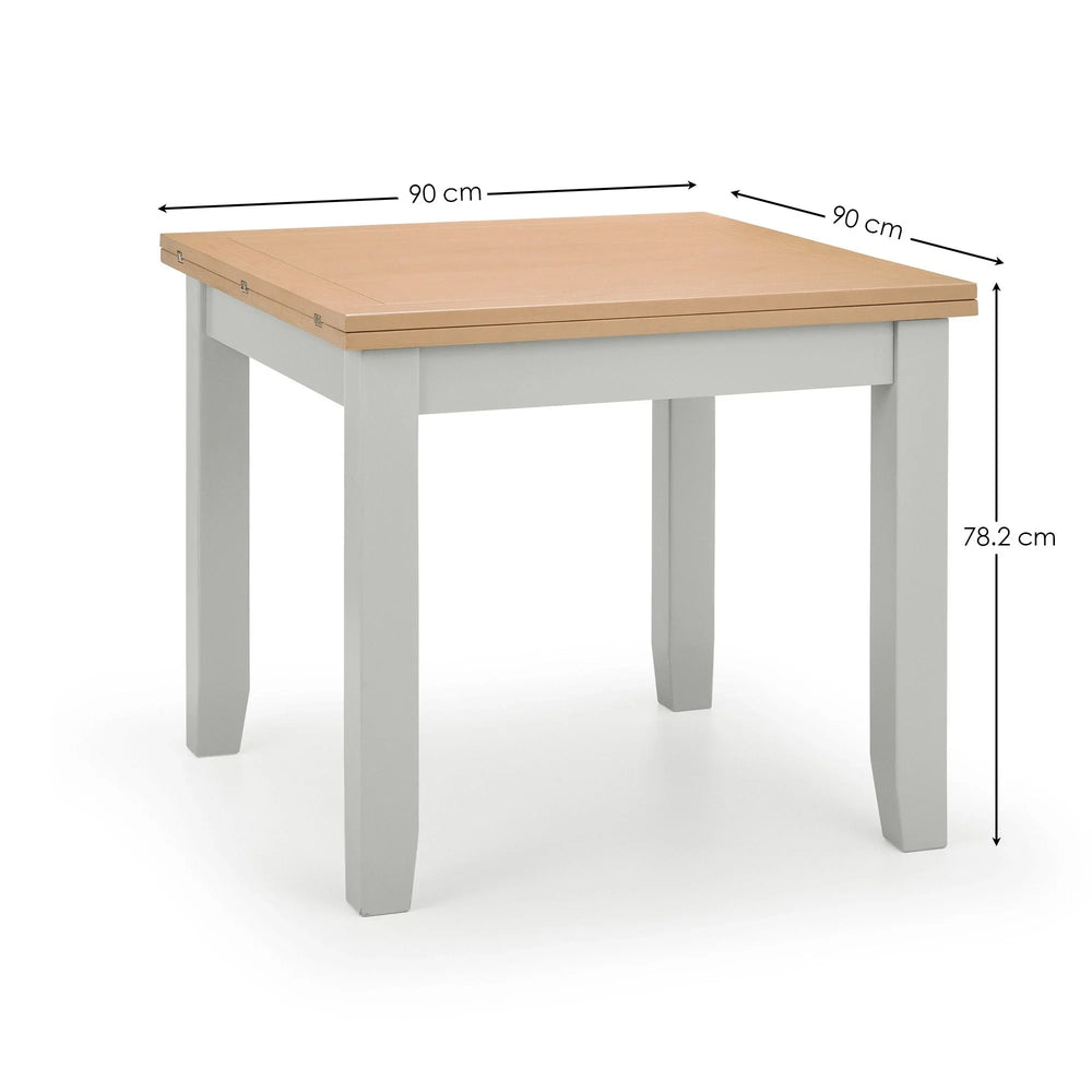 Richmond Flip-Top Dining Table - Grey - RIC215