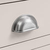 Richmond 3 Drawer Bedside - Grey - RIC301