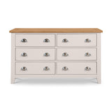 Richmond 6 Drawer Wide Chest - Grey - RIC303