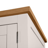 Richmond 2 Door 1 Drawer Wardrobe - Grey - RIC304