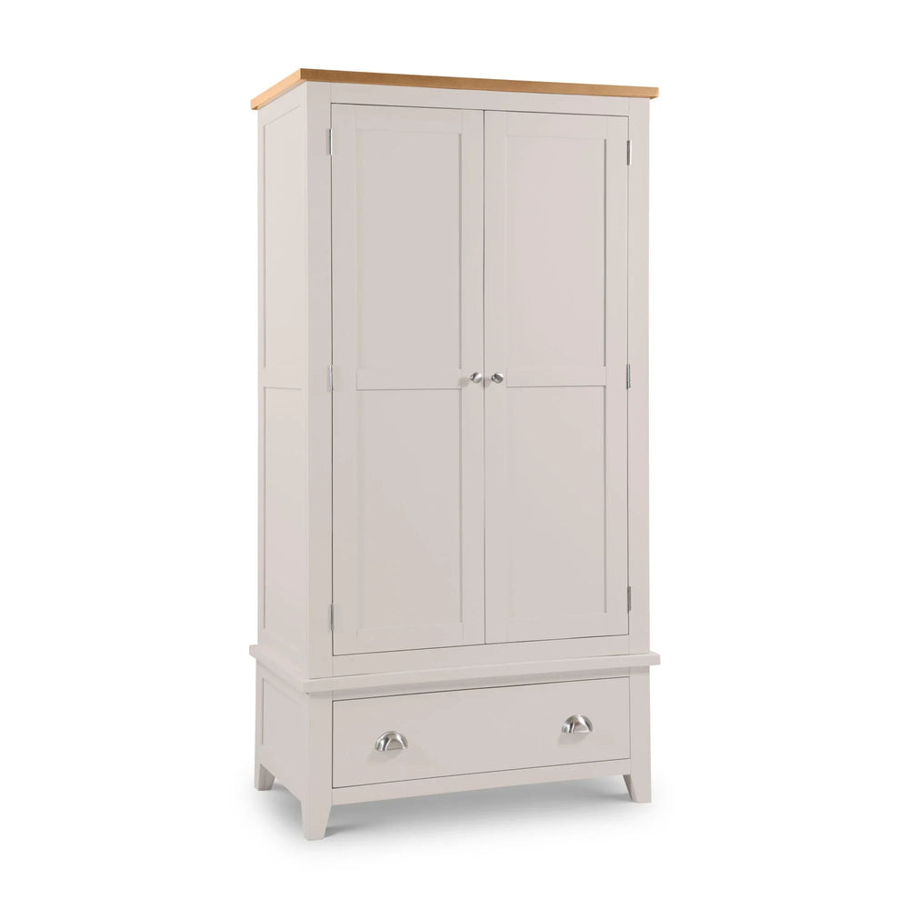Richmond 2 Door 1 Drawer Wardrobe - Grey - RIC304