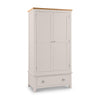 Richmond 2 Door 1 Drawer Wardrobe - Grey - RIC304