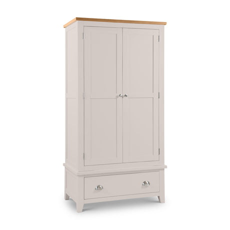 Richmond 2 Door 1 Drawer Wardrobe - Grey - RIC304