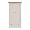 Richmond 2 Door 1 Drawer Wardrobe - Grey - RIC304