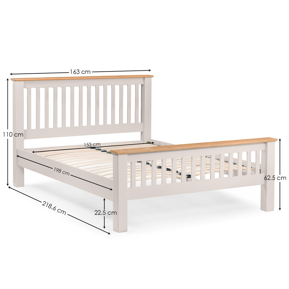 Richmond Bed - Grey / Double - RIC401