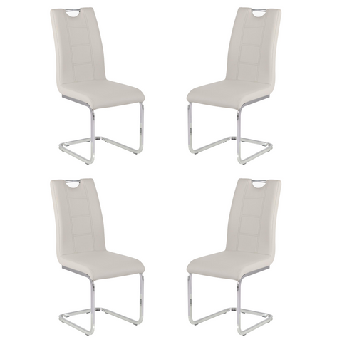 Rimini Taupe PU Chair