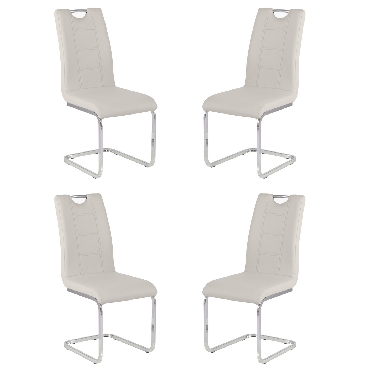 Rimini Taupe PU Chair