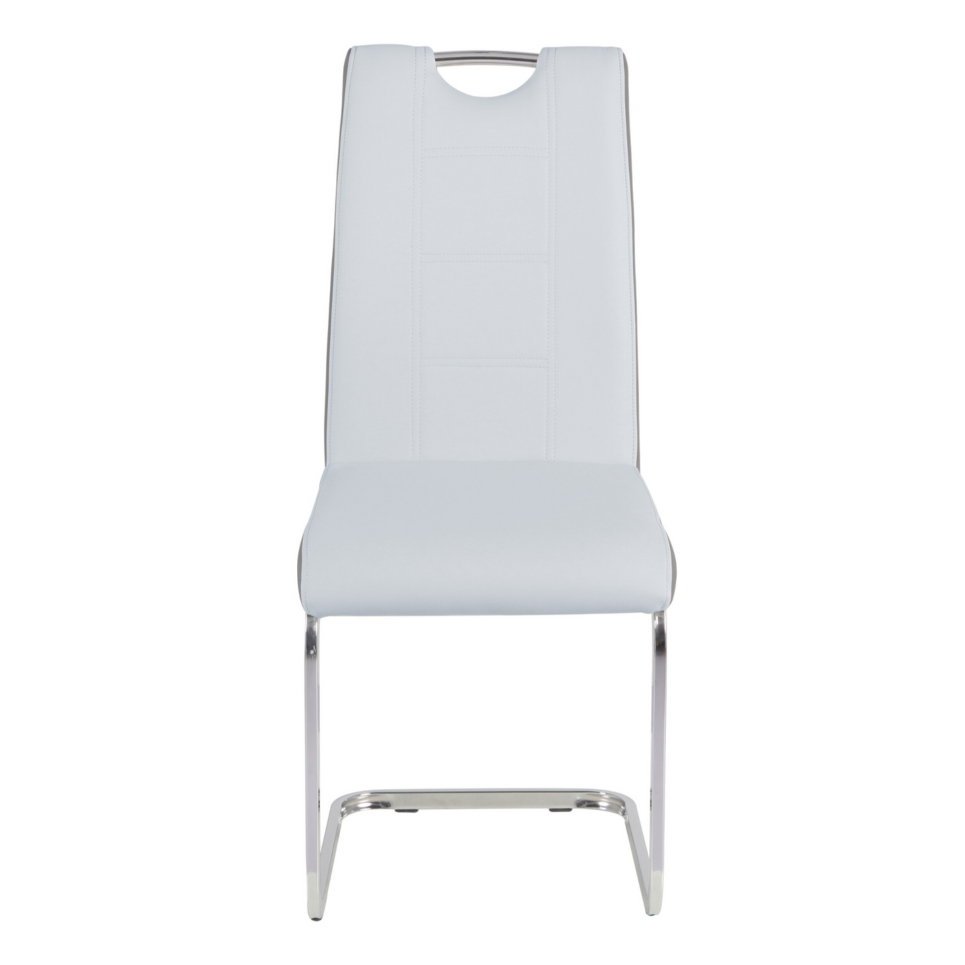 Rimini Light Grey PU Chair