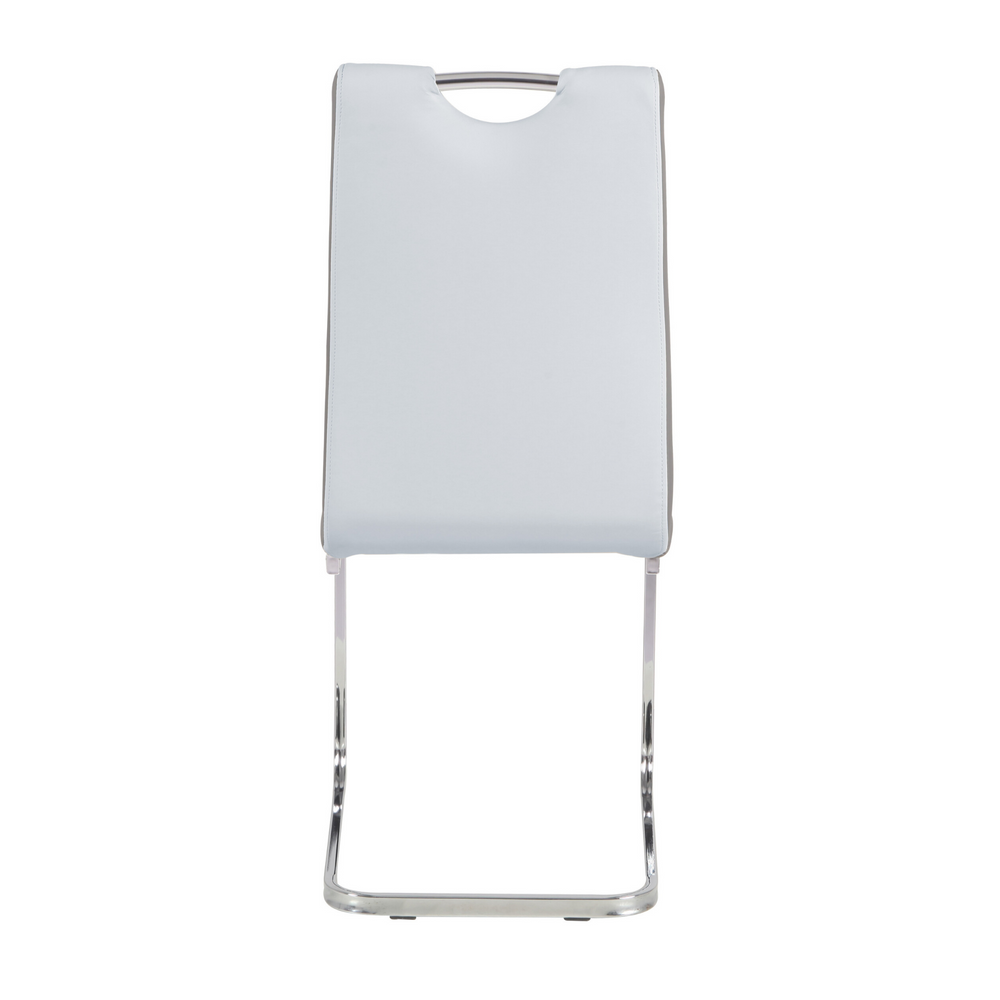 Rimini Light Grey PU Chair