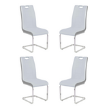 Rimini Light Grey PU Chair