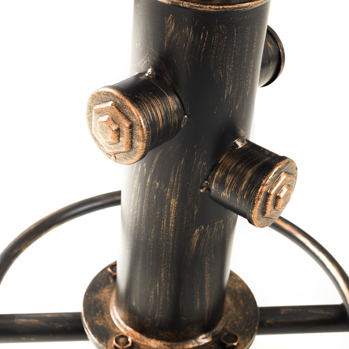 Rockport Pipework Barstool - Dark Brown - ROC001
