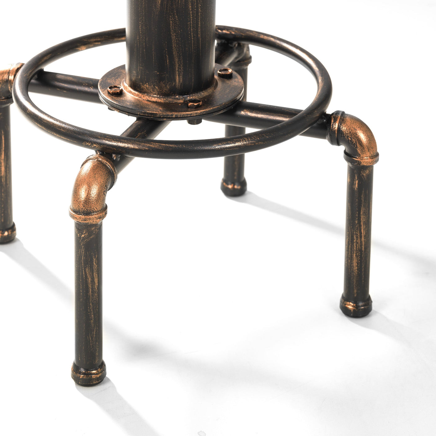 Rockport Pipework Barstool - Dark Brown - ROC001