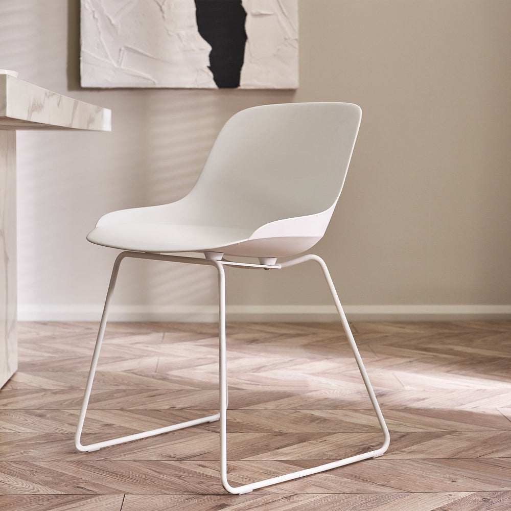 Rocco Dining Chair (Set of 2) - White - ROC311