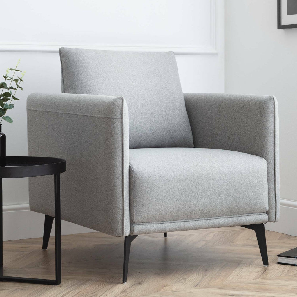 Rohe Arm Chair - Grey - ROH001