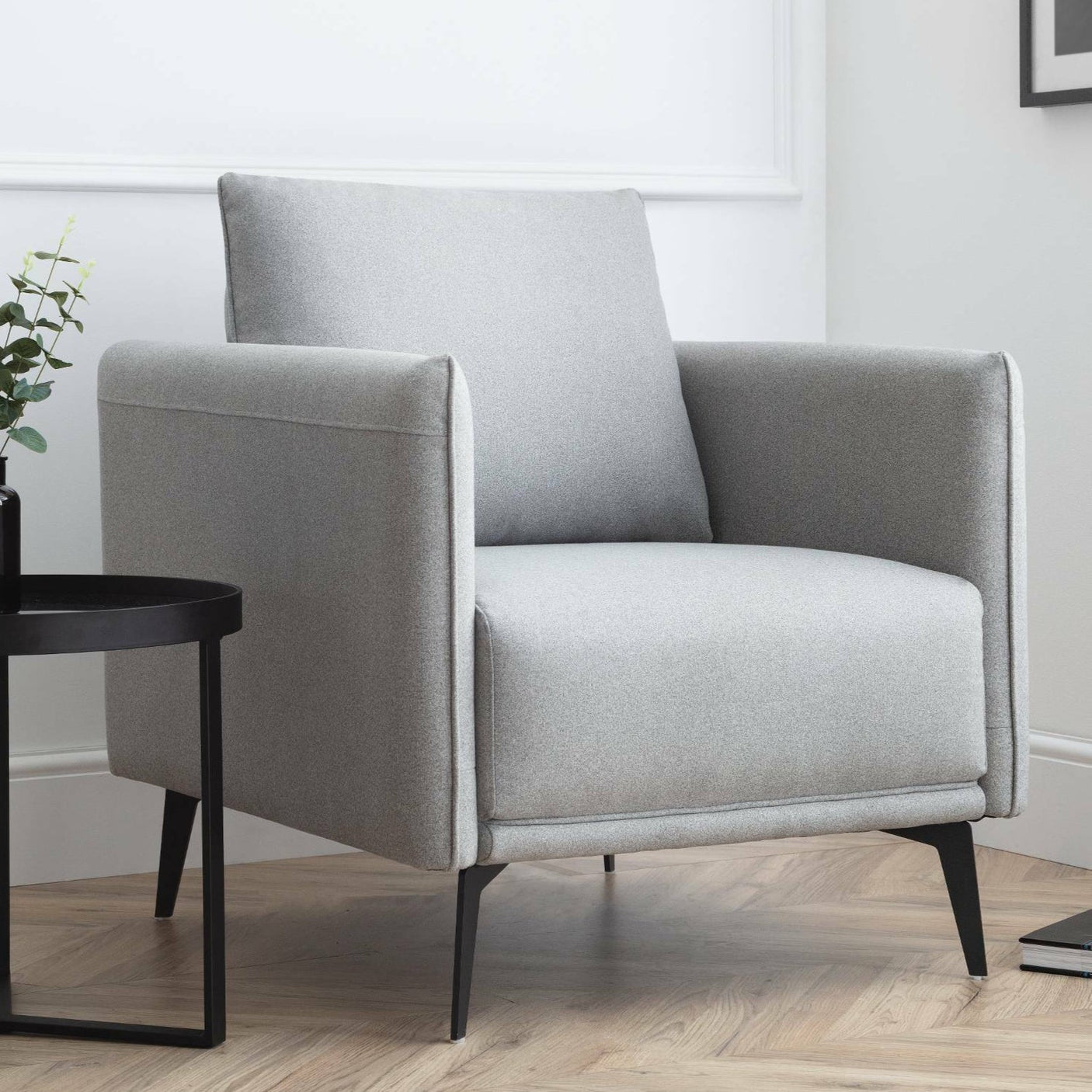 Rohe Arm Chair - Grey - ROH001