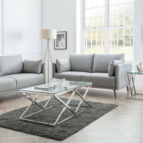 Rohe 2 Seater Sofa - Grey - ROH002