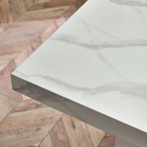 Rome Dining Table - White - ROM001