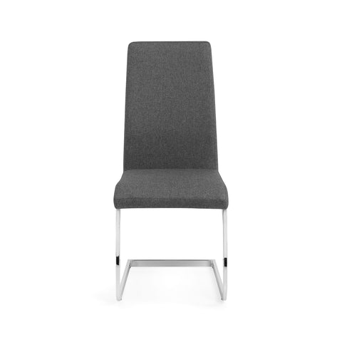 Roma Cantilever Dining Chair (Set of 2) - Grey - ROM102