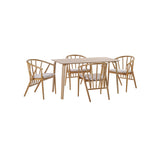 Rory Dining Chair - Light Brown - ROR001
