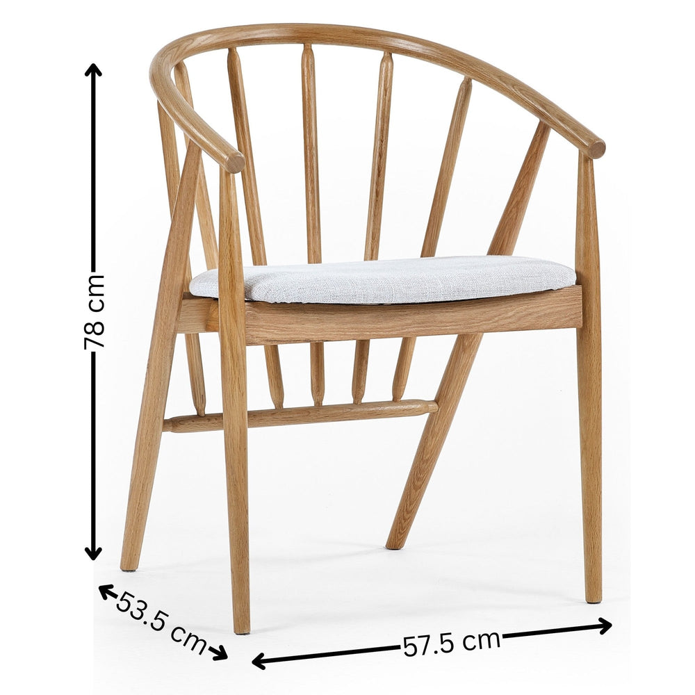 Rory Dining Chair - Light Brown - ROR001