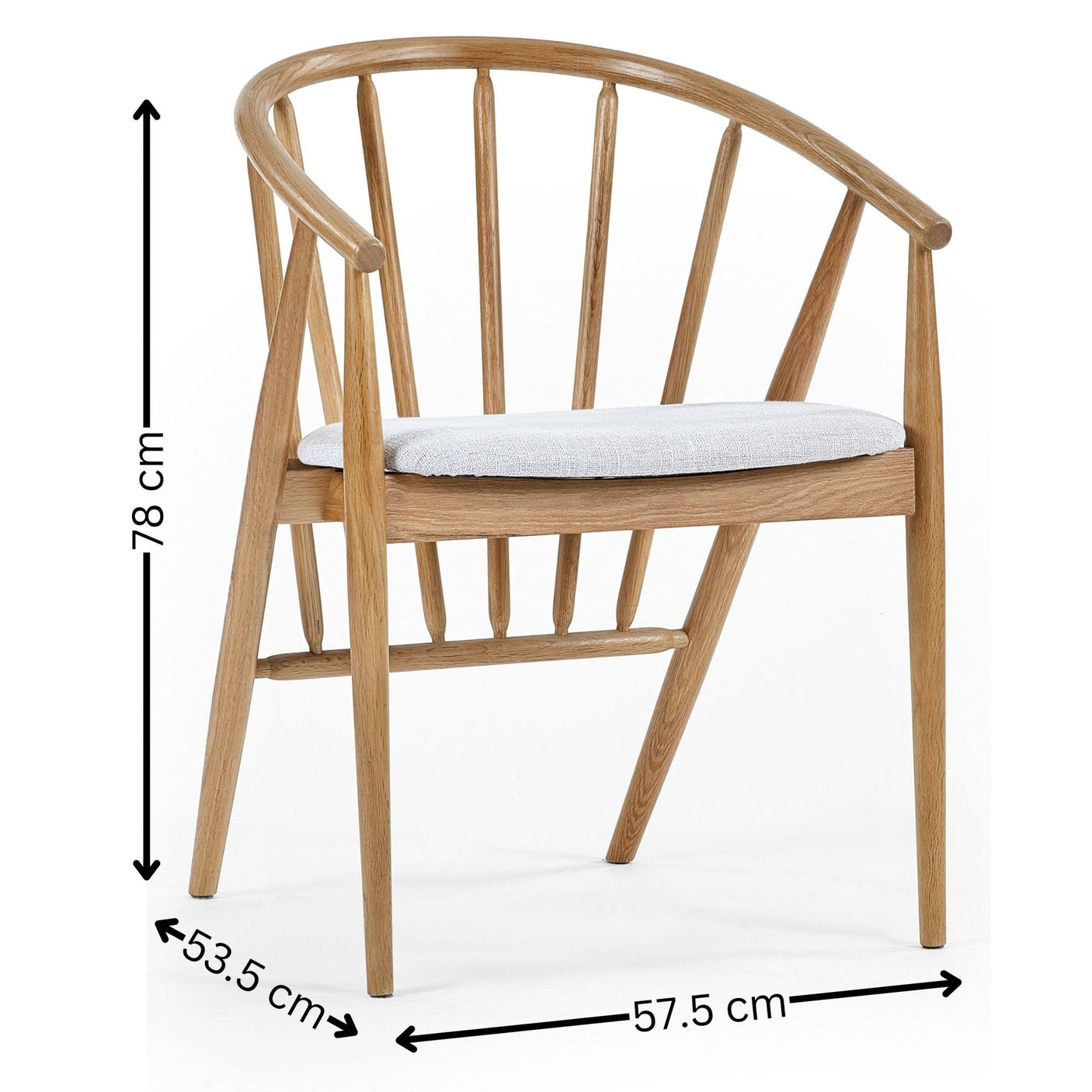 Rory Dining Chair - Light Brown - ROR001