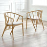 Rory Dining Chair - Light Brown - ROR001