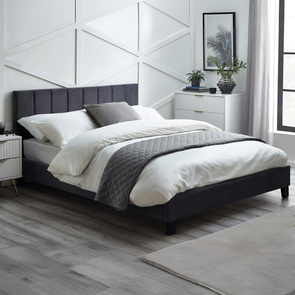 Rosa Bed In A Box - Grey / Single - ROS001