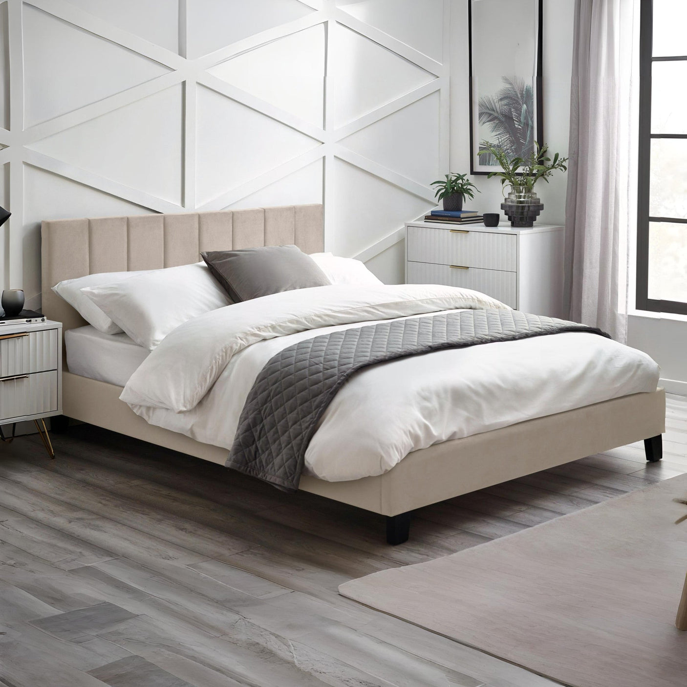 Rosa Bed In A Box - Grey / Single - ROS001