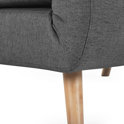 Rowan Single Sofabed - Light Grey - ROW001