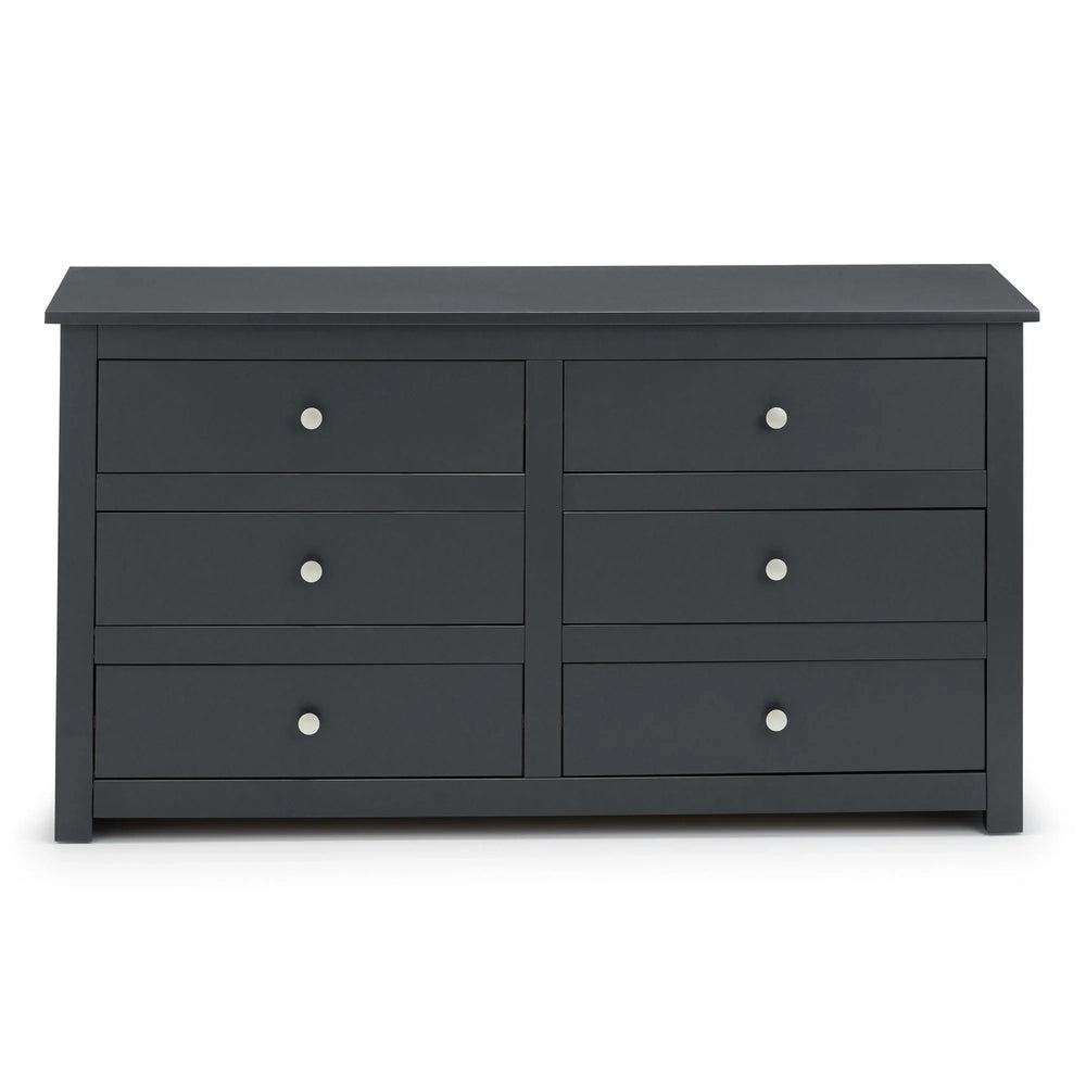 Radley 6 Drawer Chest - Black - RAD103