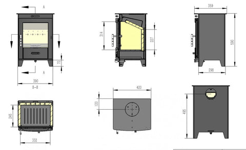 Redwood 5kw Multi Fuel (Eco) -  - 105-952584