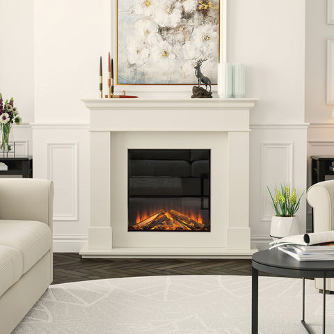 Renoir 54'' Fireplace Set Ivory Pearl (Forest 650) -  - 105-292152