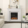 Renoir 54'' Fireplace Set Alpine White (Forest 650) -  - 105-514485