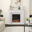 Renoir 54'' Fireplace Set Alpine White (Forest 650) -  - 105-514485