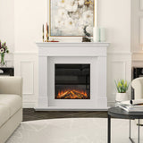 Renoir 54'' Fireplace Set Alpine White (Forest 650) -  - 105-514485