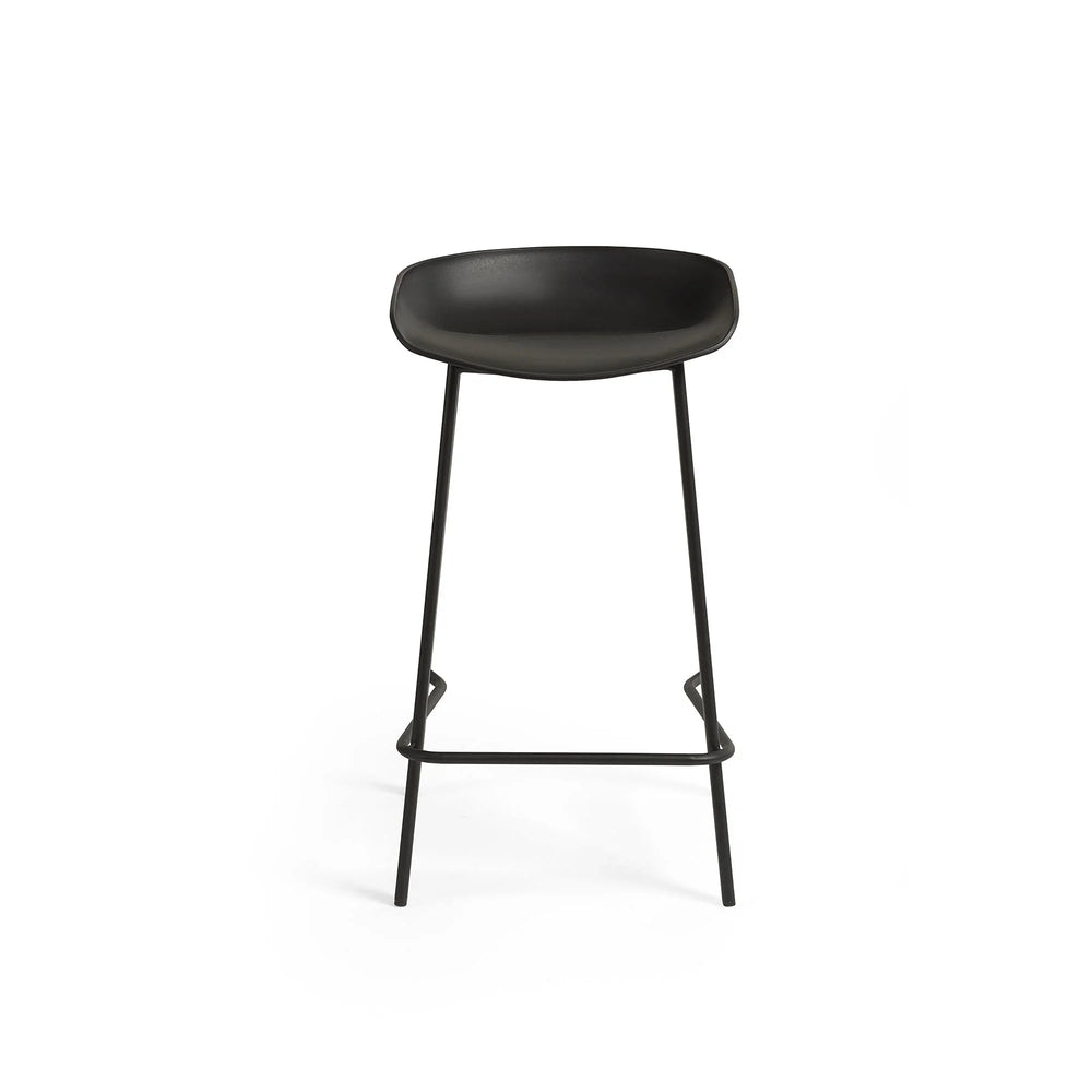 Renzo Bar Stool (Set of 2) - Black - REN012