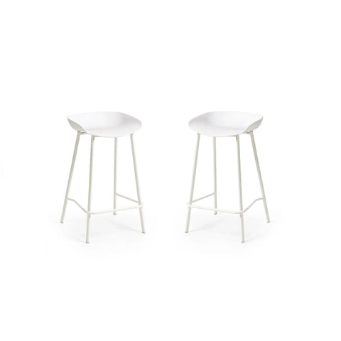 Renzo Bar Stool (Set of 2) - Black - REN012